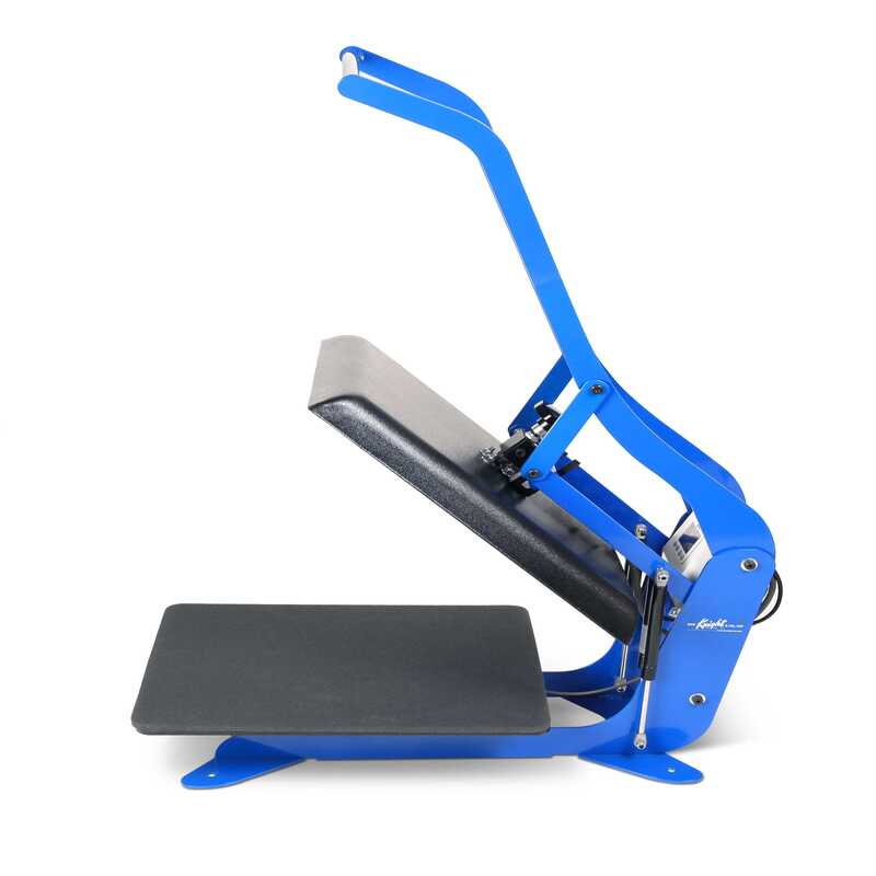 Open side view of geo knight dk20 heat press