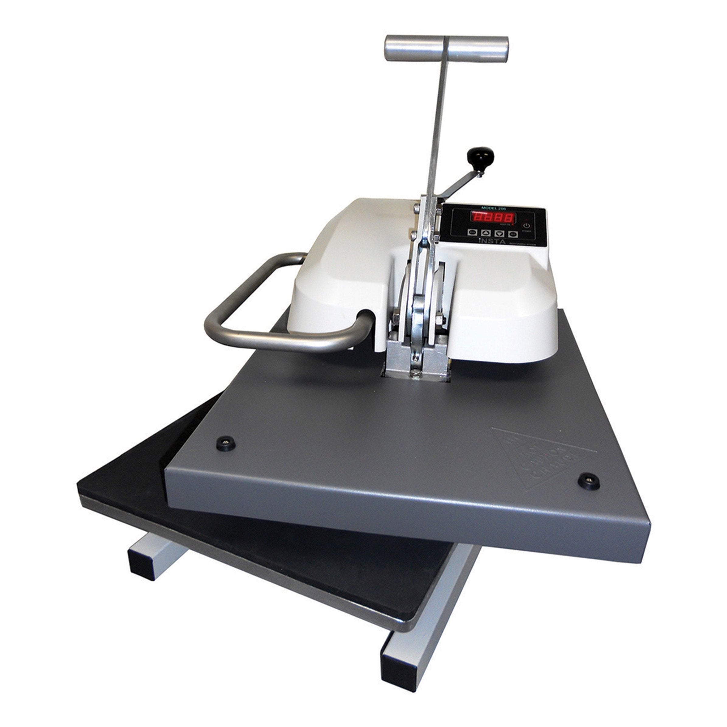 white front view of heat press insta model 256