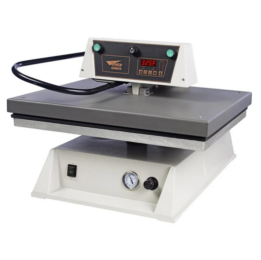 front angle view of insta model 828 heat press